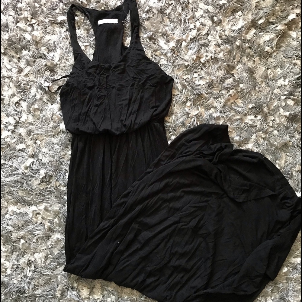 Long black dress